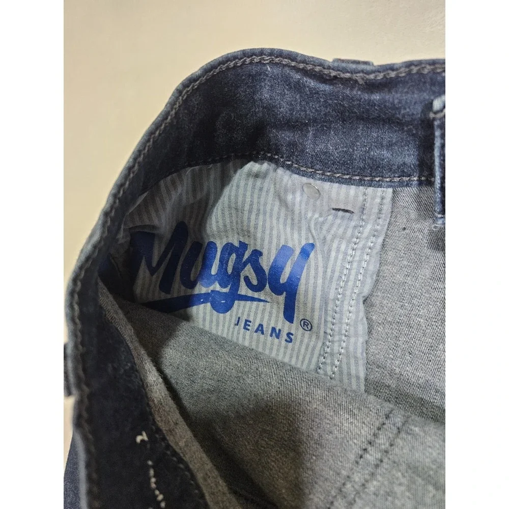 MUGSY Jeans Mens‎ 31x30* Blue Fultons Slim Straight Dark Wash Denim FXL3NFU